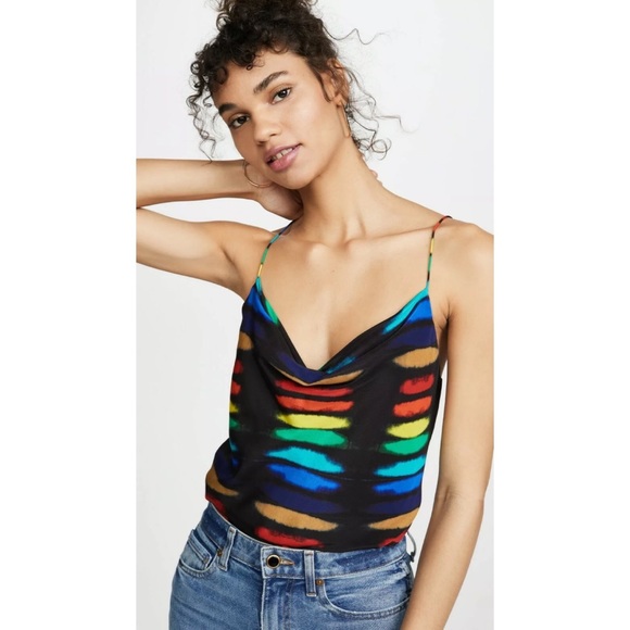 Alice + Olivia Tops - 🎀SOLD🎀Alice + Olivia Harmon Rainbow Tie Dye Tank